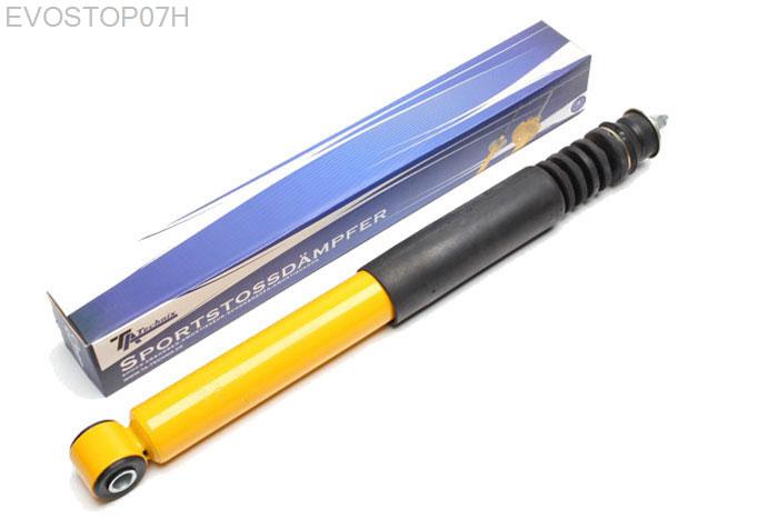 EVOSTOP07H, Sport schokdemper Achteras, Opel Corsa C, Sport shock absorber rear axleOpel Corsa type C, year 11/00 - 10/06, 1,4  and  1,8  and  1,7 diesel with M14 rear axle damperOpel Tigra Twintop type X-C/Roadster, year 04 - 09, 1,4  and  1,8  and  1,7 diesel with M14 rear axle damper, Bohrung unten=14mm, Verlaging tot -40mm mogelijk, Prijs is per stuk ! , aantal ingeven bij bestellen